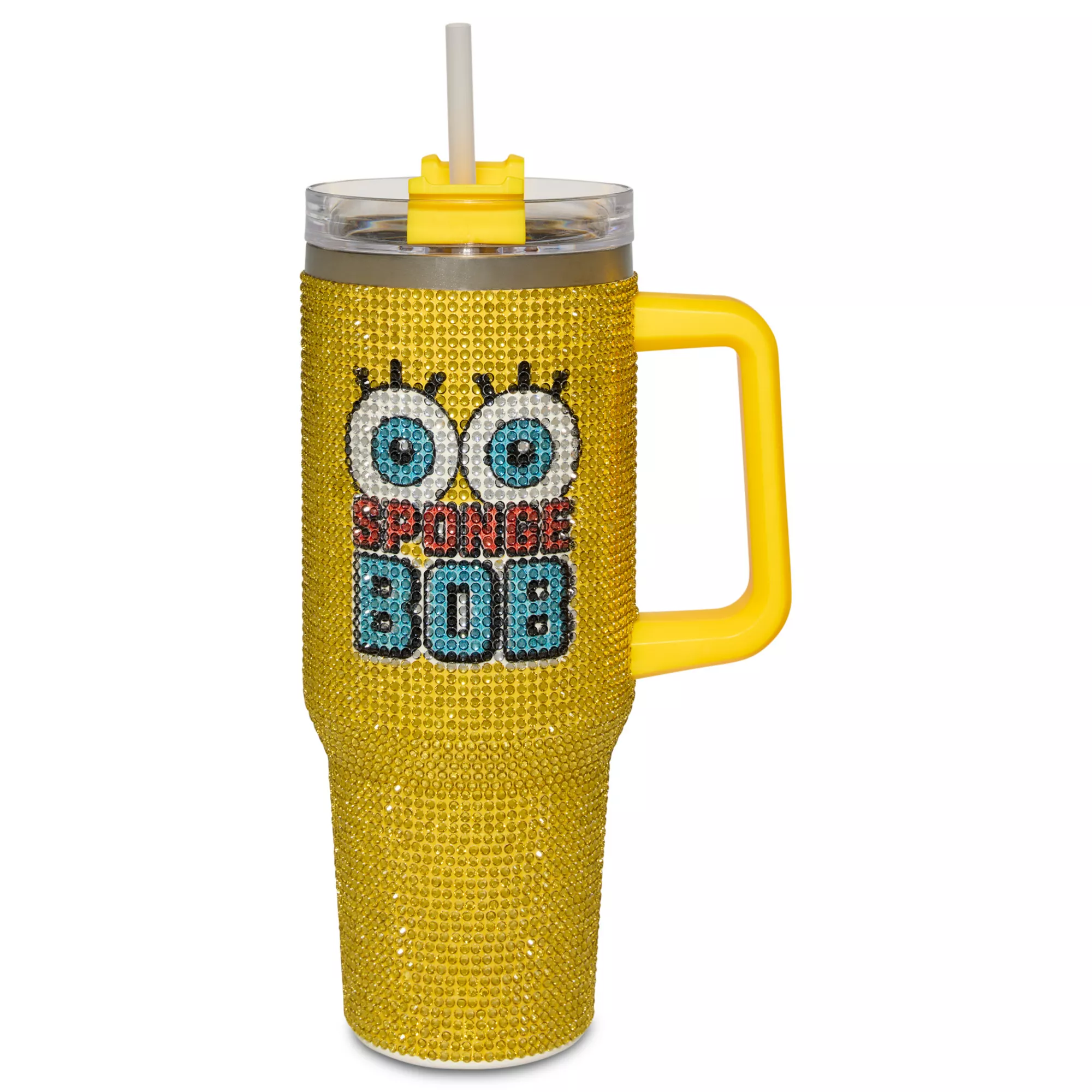 SpongeBob SquarePants Rhinestone Travel Tumbler - 40 oz. at Spencer's