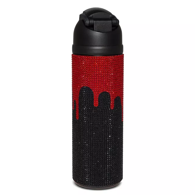 Blood Drip Rhinestone Water Bottle - 24 oz. at Spencer's