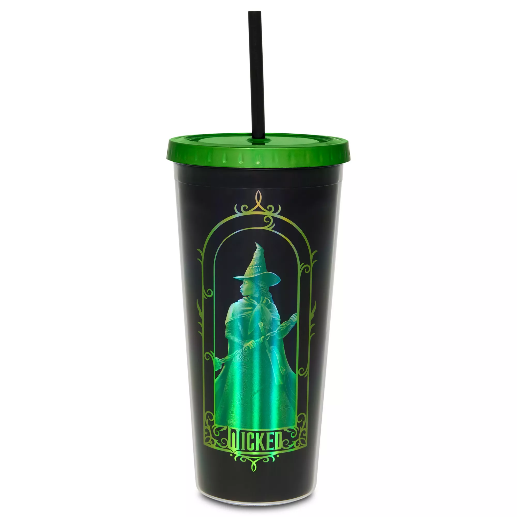 Wicked Elphaba Cup with Straw - 20 oz. at Spencer's