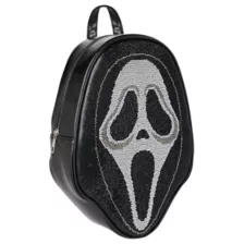 Ghost Face Patches Slouch Mini Backpack Ghost Face Mini Backpack - Spirithalloween.com main image 3