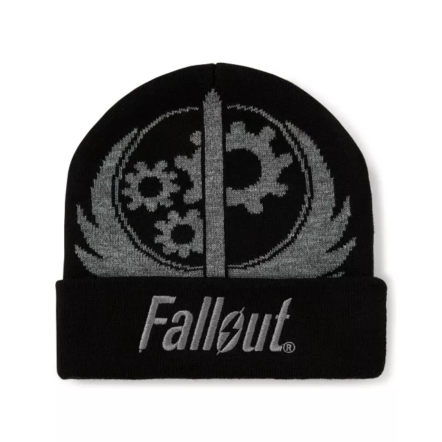 Fallout Brotherhood of Steel Watchman Cuff Beanie Hat - Spirithalloween.com