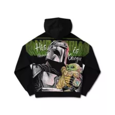Mando and Grogu Hoodie - The Mandalorian at Spencer's
