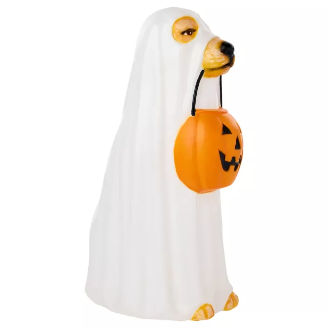 1.5 Ft Light-Up Blow Mold Ghost Dog at Spirit Halloween
