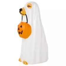 1.5 Ft Light-Up Blow Mold Ghost Dog at Spirit Halloween