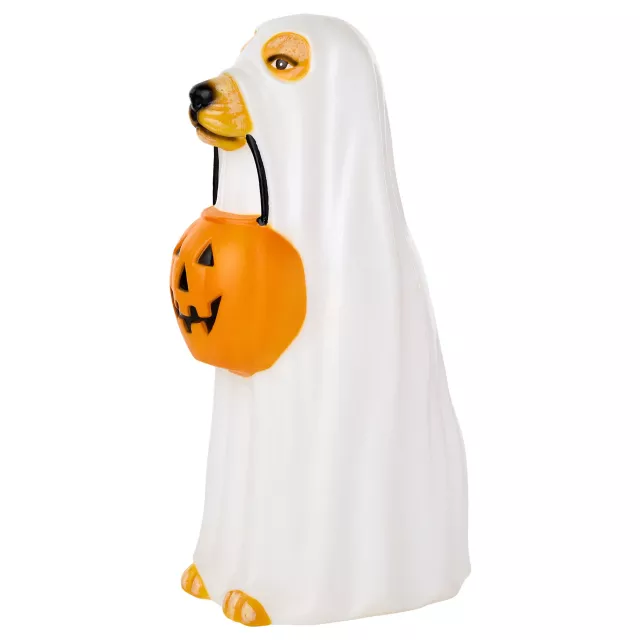 1.5 Ft Light-Up Blow Mold Ghost Dog at Spirit Halloween