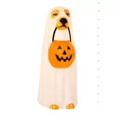 1.5 Ft Light-Up Blow Mold Ghost Dog at Spirit Halloween
