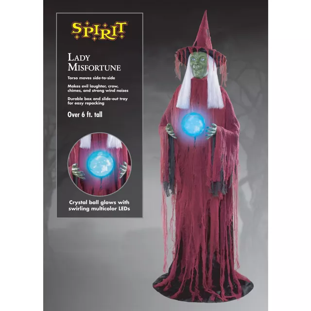 6 Ft 11 In Lady Misfortune Animatronic at Spirit Halloween