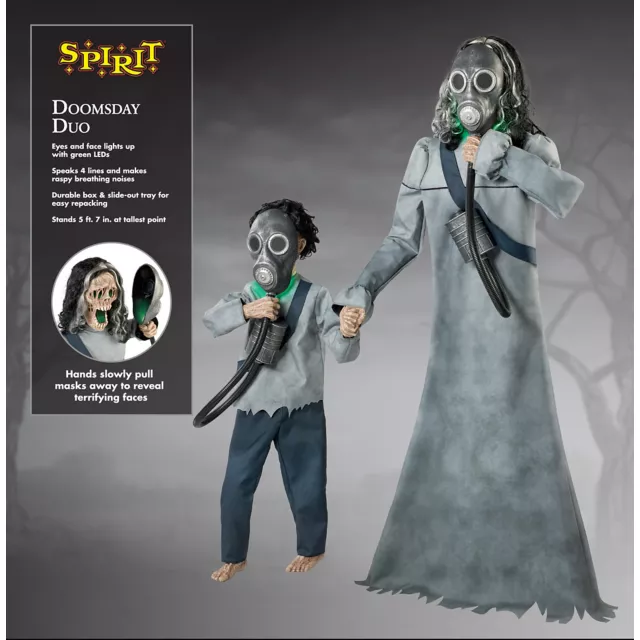 5 Ft 7 In Doomsday Duo Animatronic at Spirit Halloween