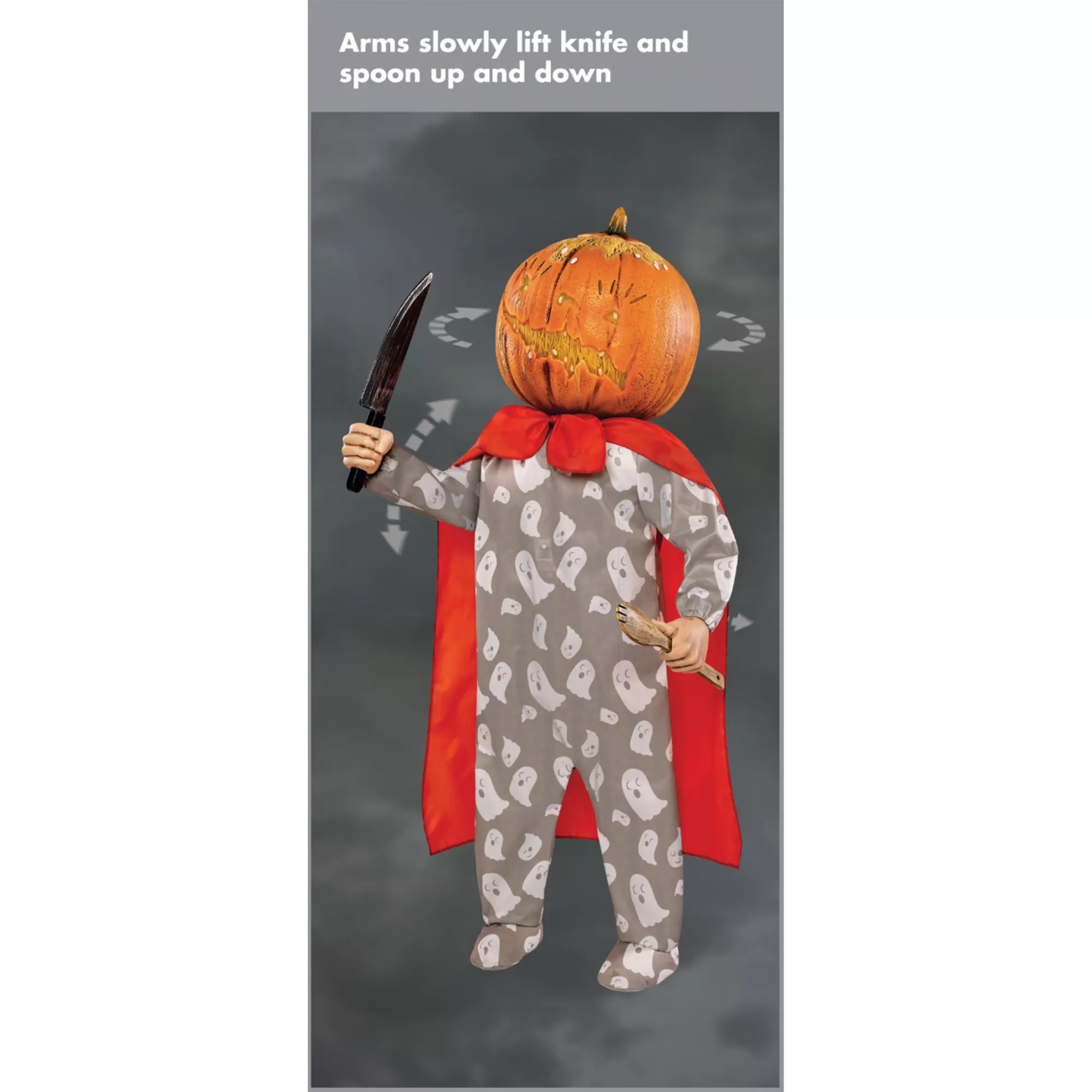 4 Ft 4 In Harvey Carvey Animatronic at Spirit Halloween