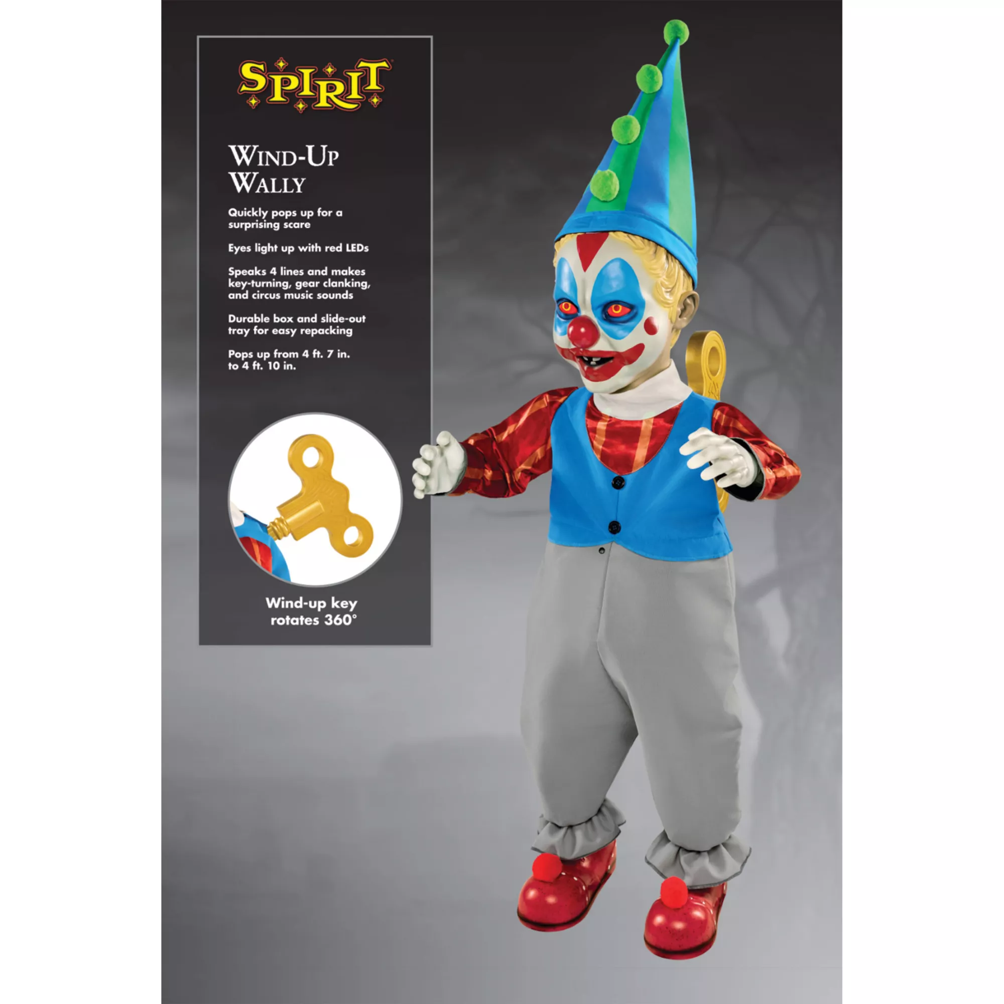4 Ft 10 In Wind-Up Wally Animatronic at Spirit Halloween