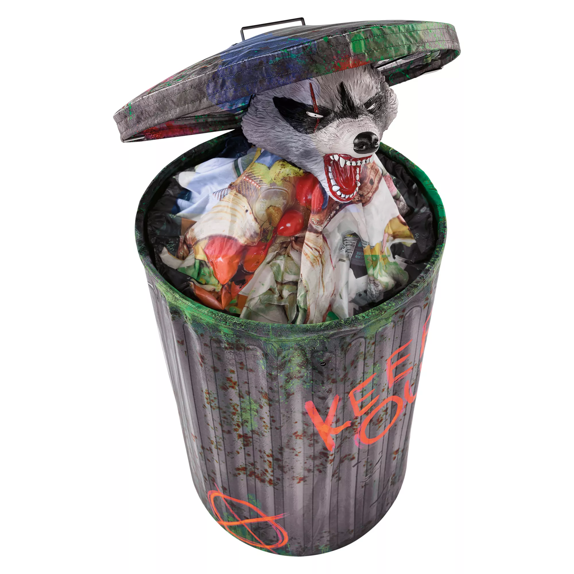 3 Ft 7 In Trash Bandit Animatronic at Spirit Halloween