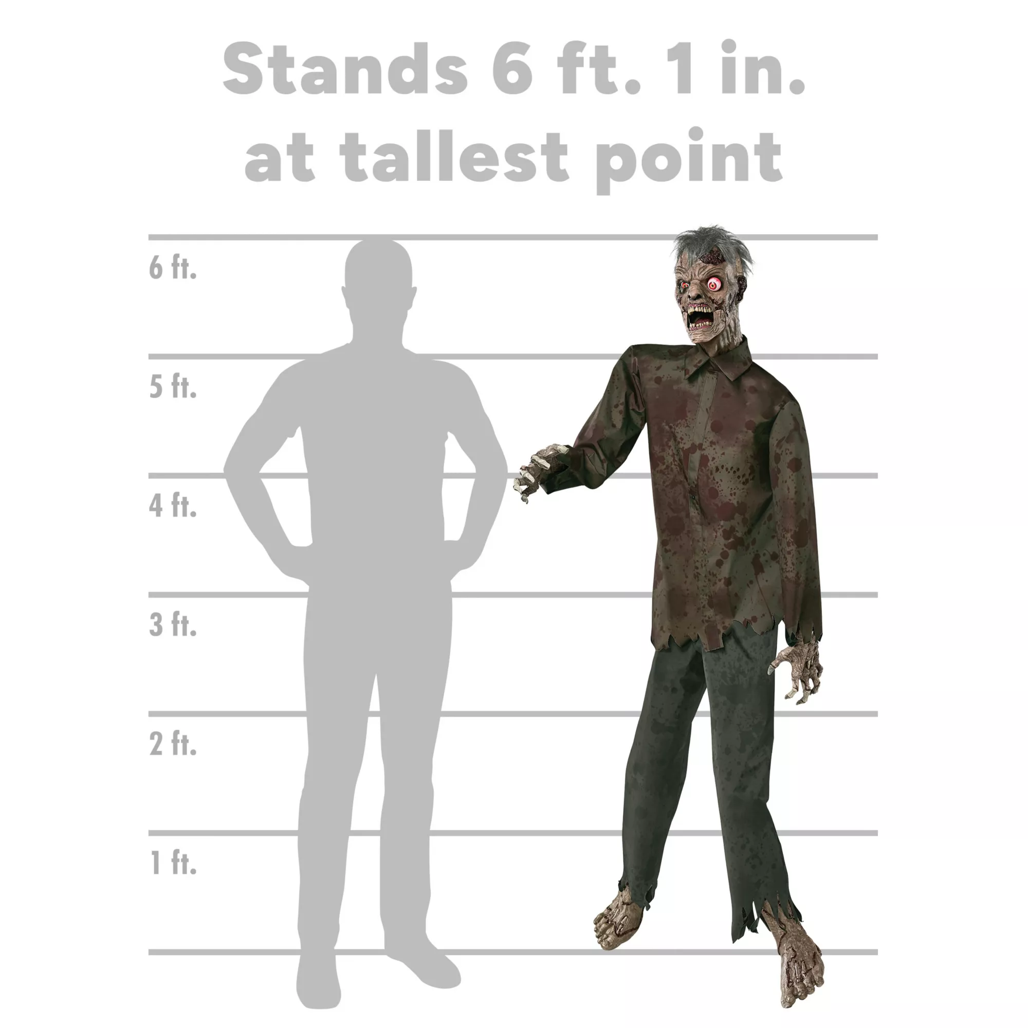 6 Ft 1 In Jeremy Jaws Animatronic at Spirit Halloween