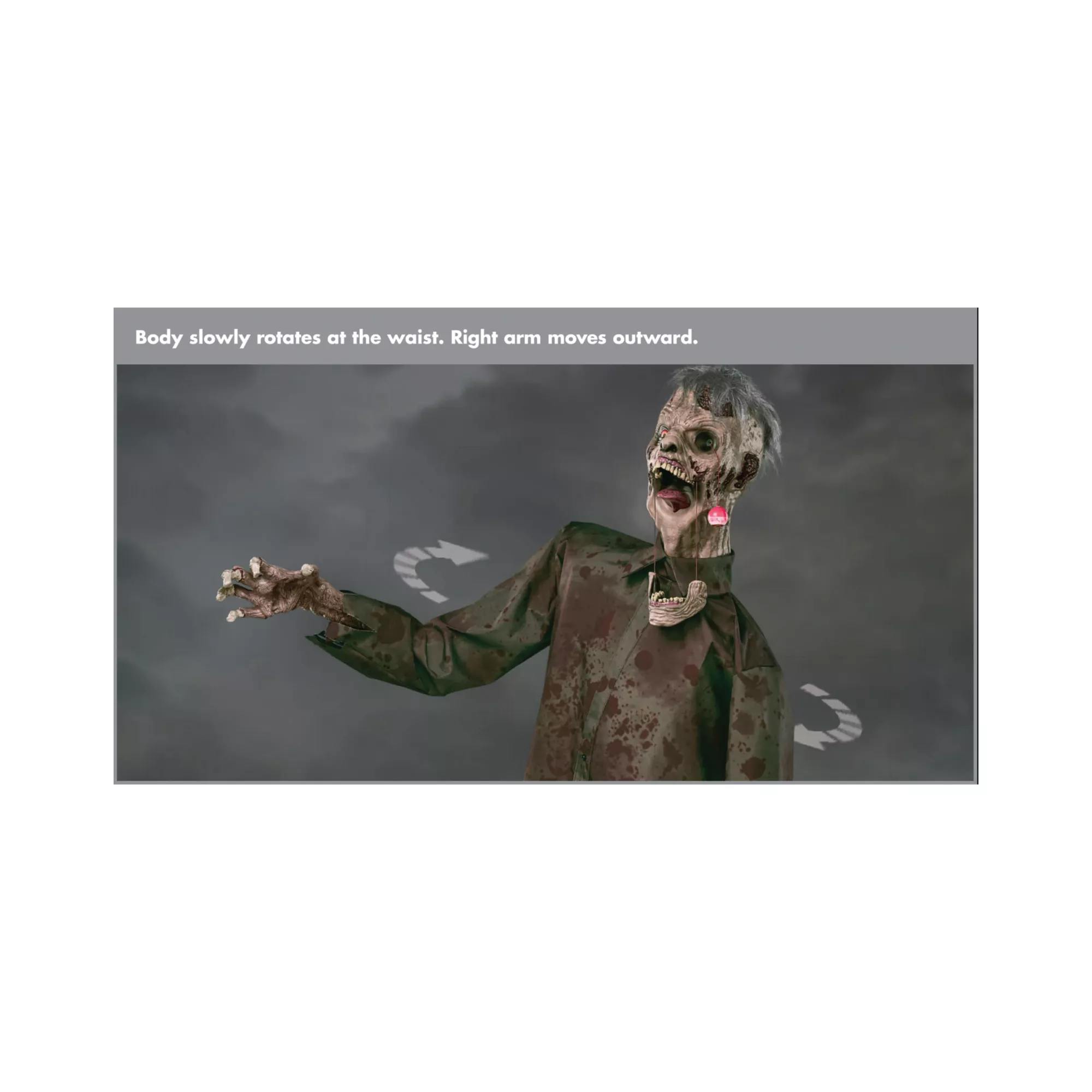 6 Ft 1 In Jeremy Jaws Animatronic at Spirit Halloween