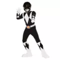 Kids Black Power Ranger Costume - Mighty Morphin Power Rangers at Spirit Halloween