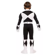 Kids Black Power Ranger Costume - Mighty Morphin Power Rangers at Spirit Halloween