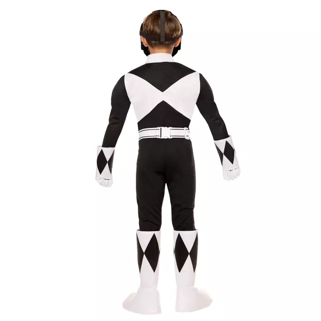 Kids Black Power Ranger Costume - Mighty Morphin Power Rangers at Spirit Halloween