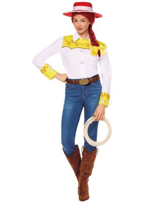 fancy dress jessie toy story Adult Costume Kit - Story, White, Small Hannah Floor-Length Blue Camellia halter bridesmaid dress chiffon Featuring a jumpsuit Size:S-US2 jessie toy story