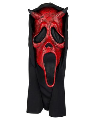 Devil Face Aged Half Mask - Ghost Face - Spirithalloween.com