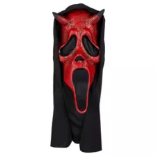 Devil Face Aged Half Mask - Ghost Face - Spirithalloween.com
