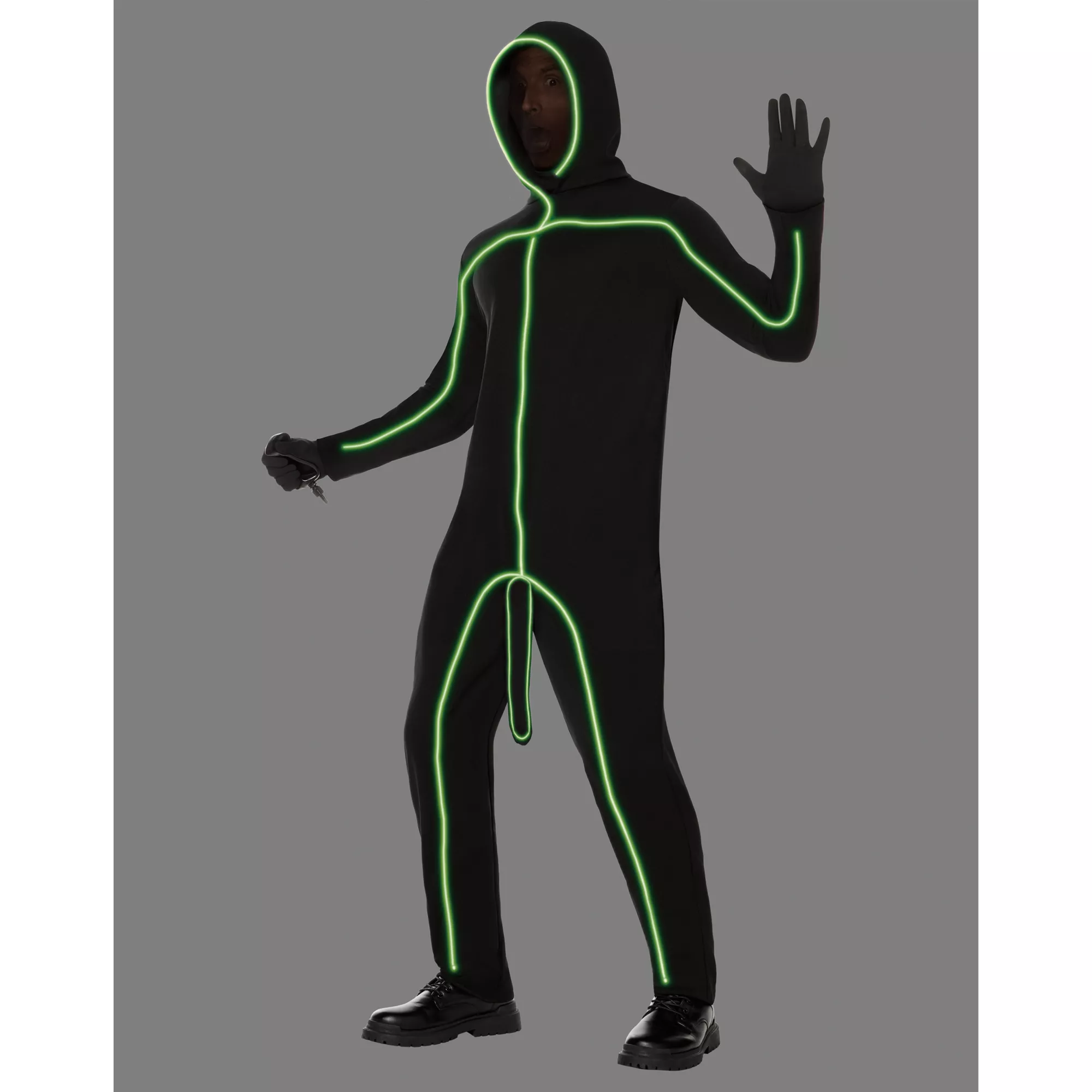 Adult Light-Up Crude Stick Figure Costume at Spirit Halloween