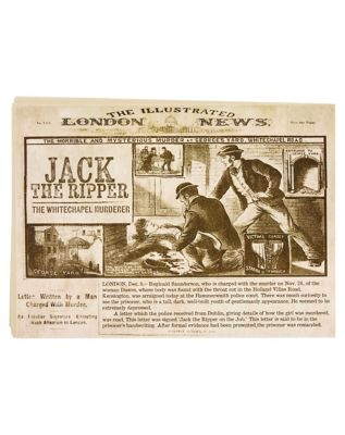Jack the Ripper Herald Sign - Spirithalloween.com
