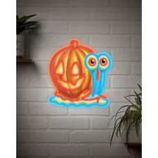 Pumpkin Gary Neon LED Light-Up Sign - SpongeBob SquarePants at Spirit Halloween