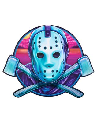 Retro Jason Sign - Friday the 13th the Game - Spirithalloween.com