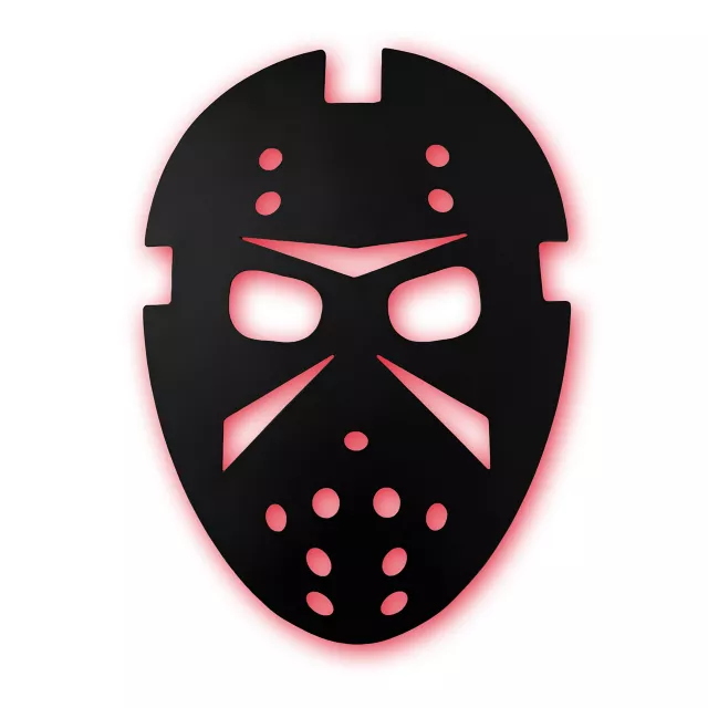 Jason Mask LED Light-Up Sign - Jason Universe at Spirit Halloween