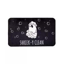 Shriek-y Clean Ghost Bath Mat at Spirit Halloween