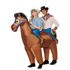 Adult Two-Rider Horse Inflatable Costume at Spirit Halloween