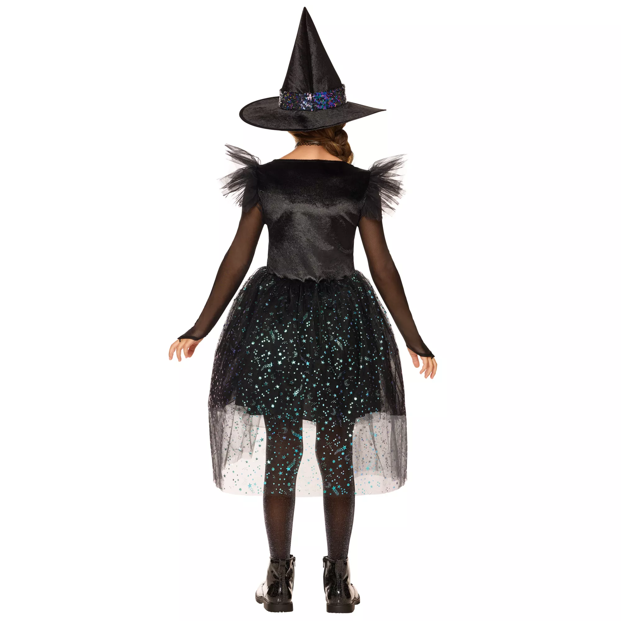 Kids Glimmer Witch Tulle Dress Costume at Spirit Halloween