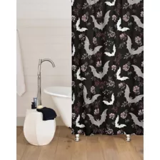 Silver Bats Shower Curtain at Spirit Halloween