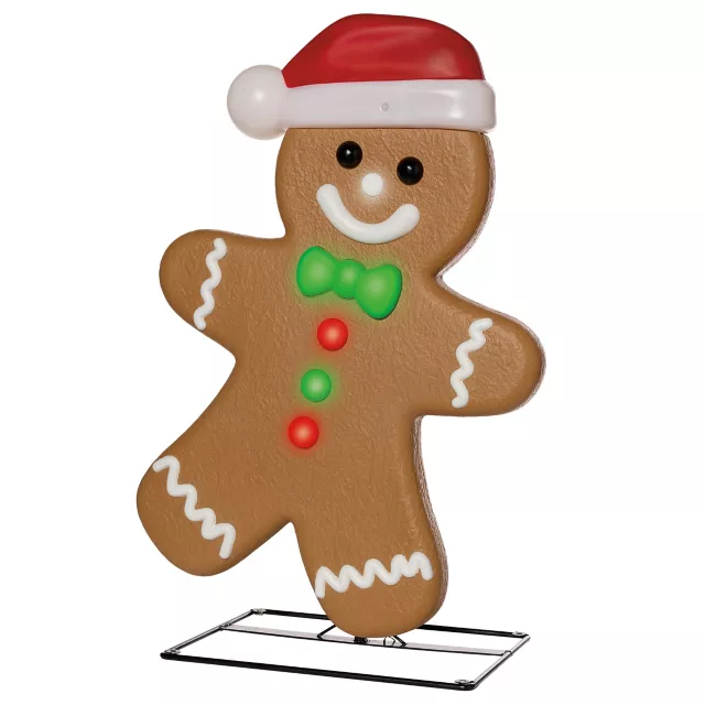 3 Ft Light-Up Gingerbread Boy Animatronic at Spirit Halloween