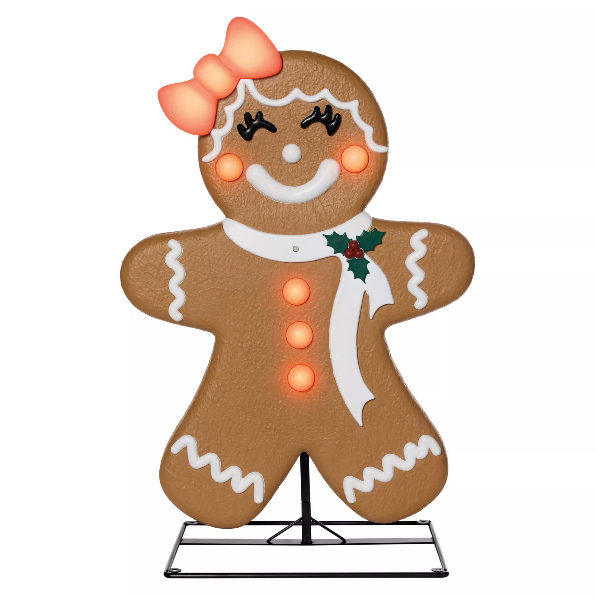 3 Ft Light-Up Gingerbread Girl Animatronic at Spirit Halloween