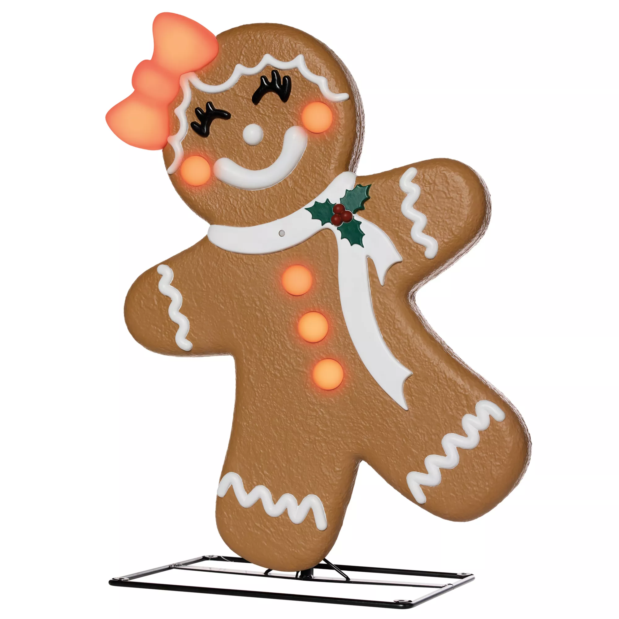 3 Ft Light-Up Gingerbread Girl Animatronic at Spirit Halloween