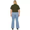 Adult Jason Cropped Work Shirt - Jason Universe at Spirit Halloween