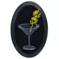 Martini Cameo Sign at Spirit Halloween