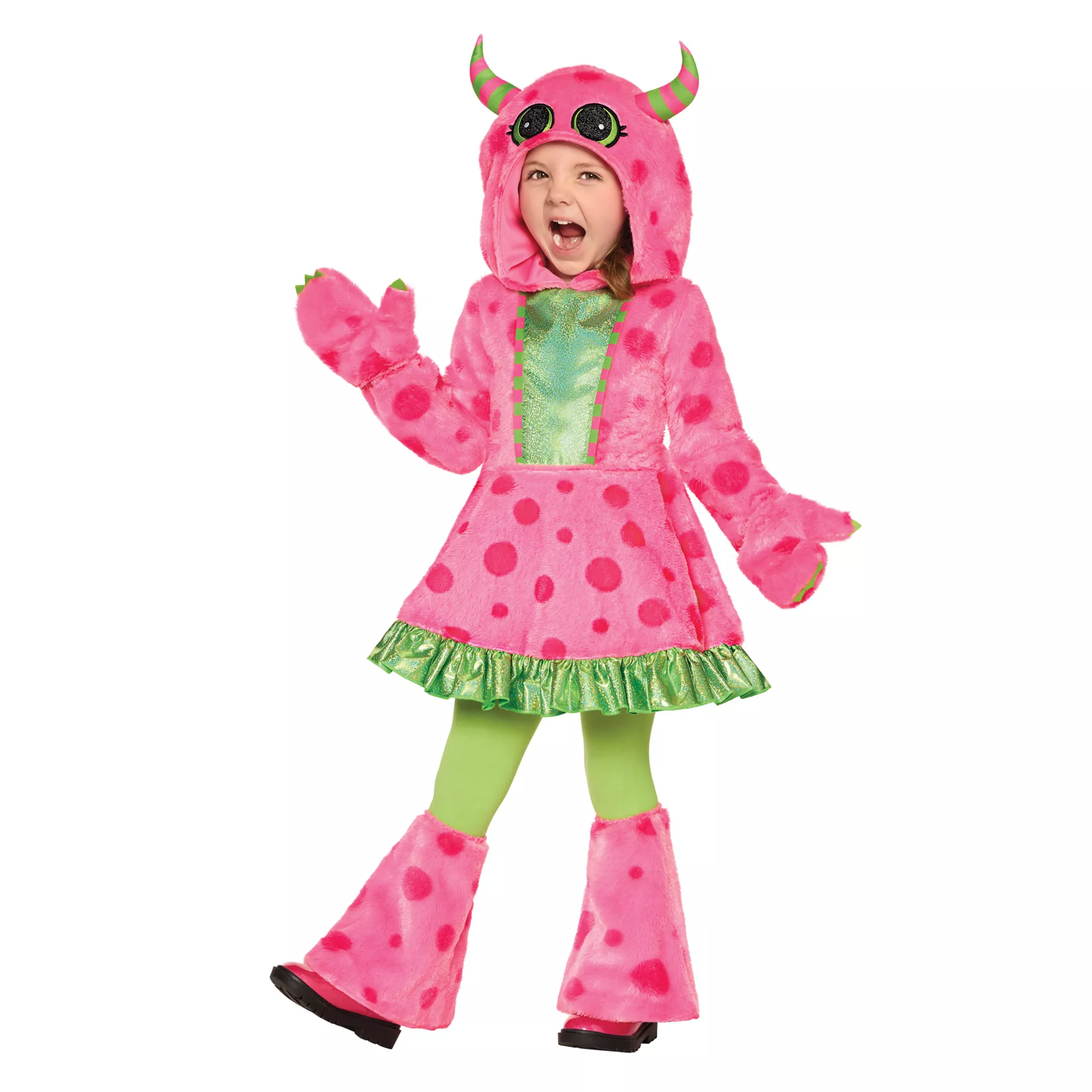 Toddler Lil' Pink Monster Dress Costume at Spencer's
