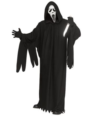 Adult 30th Anniversary Glow in the Dark Ghost Face Costume - Spirithalloween.com