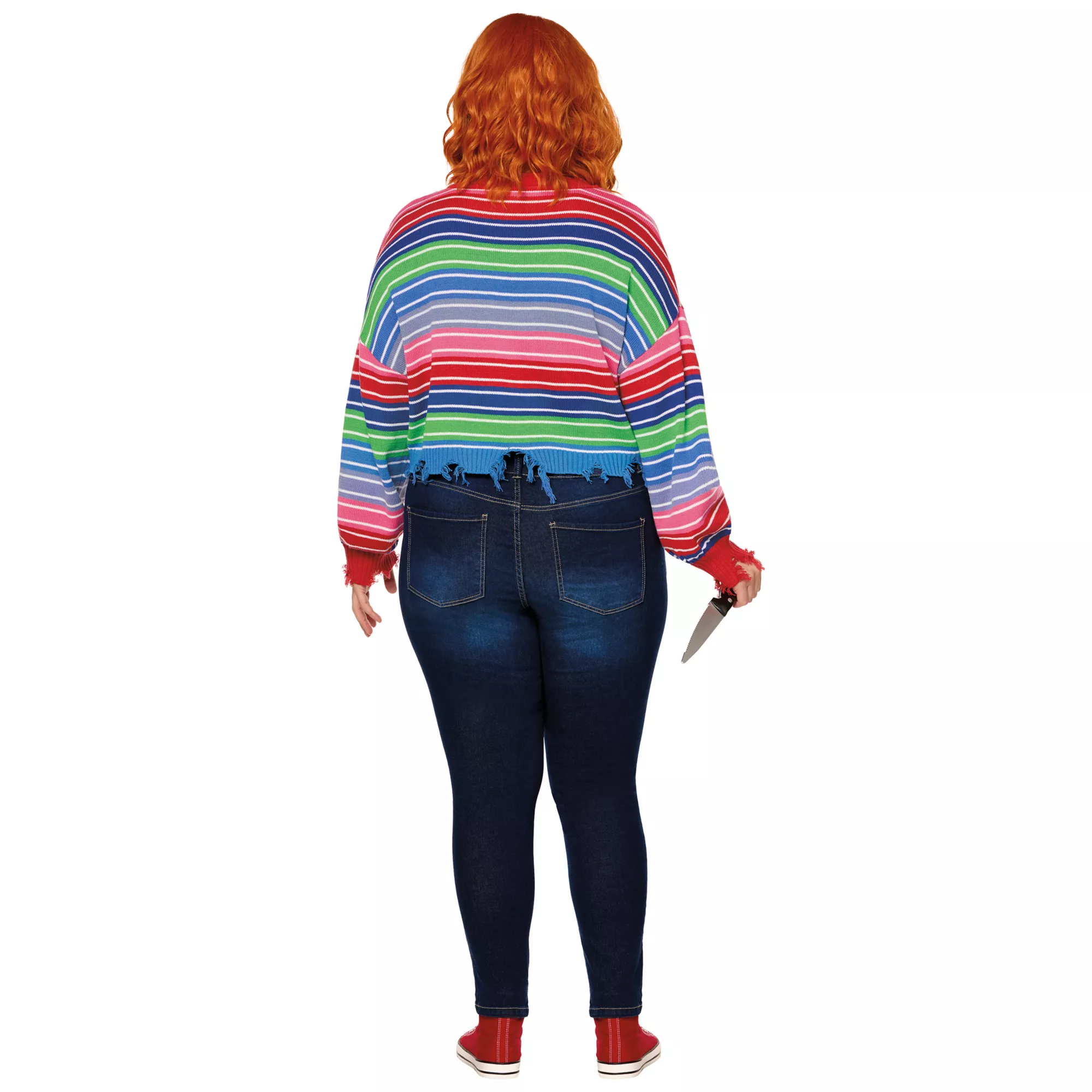 Adult Chucky Sweater and Knife Set at Spirit Halloween