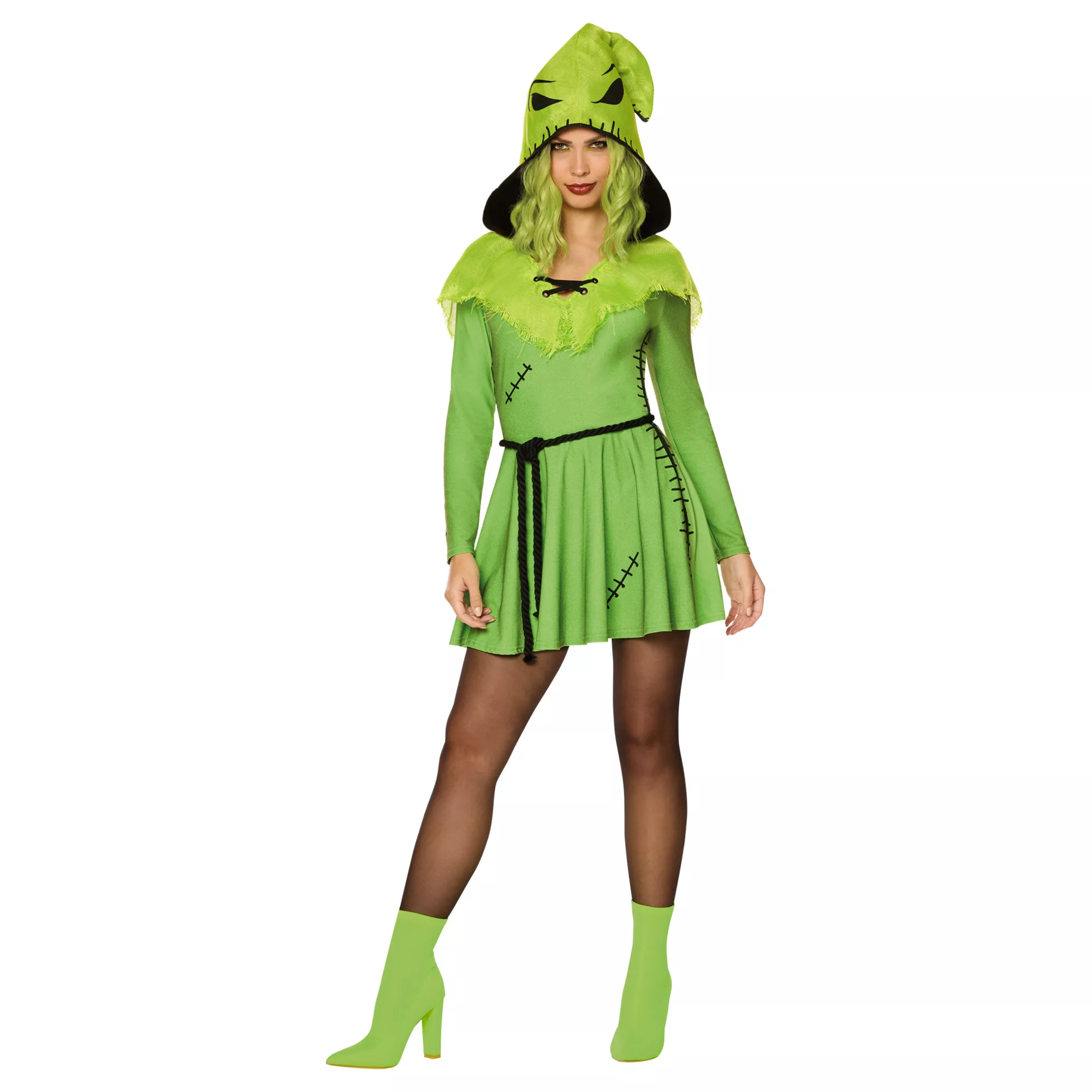 Adult Green Oogie Boogie Dress Costume - The Nightmare Before Christmas at Spirit Halloween