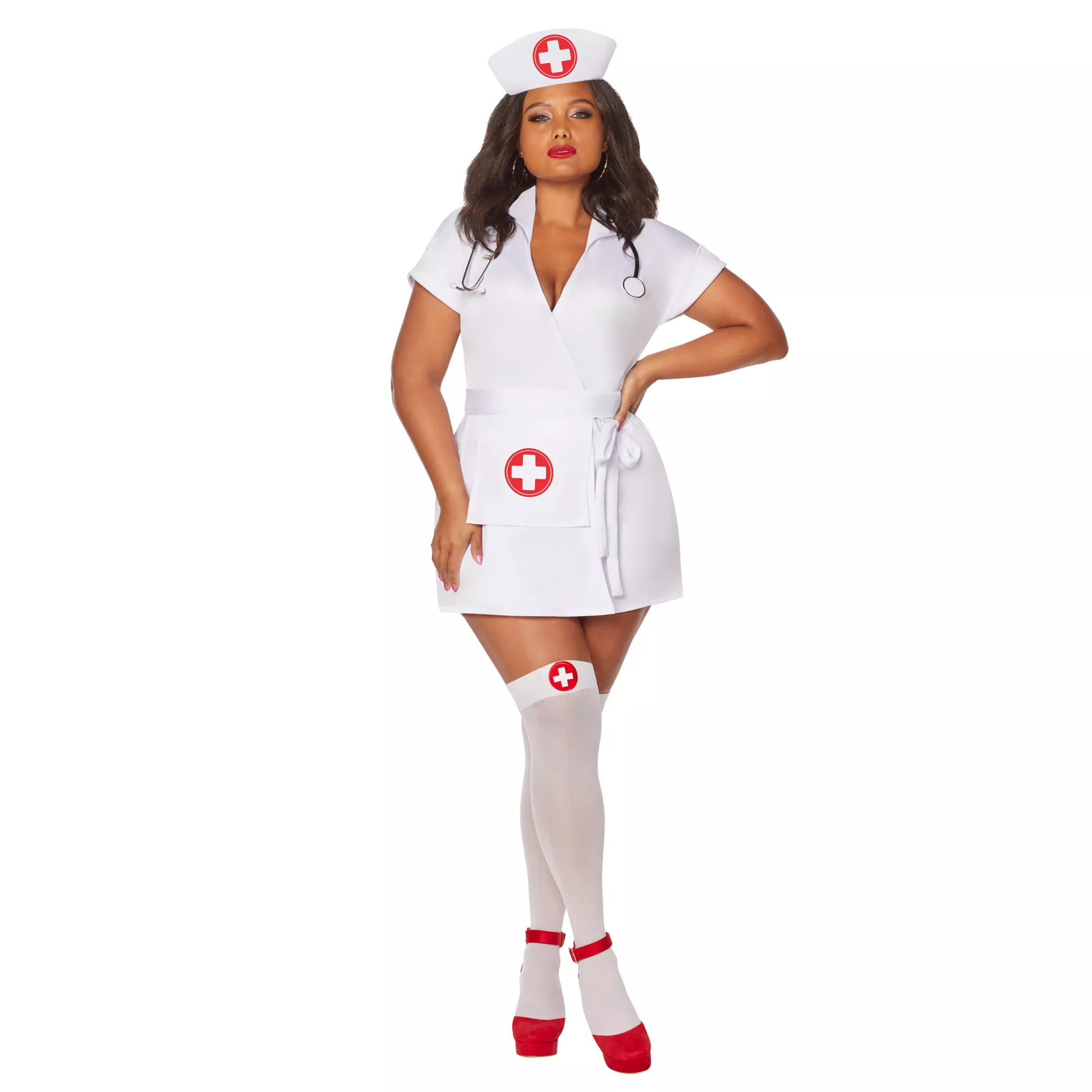 Adult Classic Nurse Dress Costume at Spirit Halloween