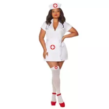 Adult Classic Nurse Dress Costume at Spirit Halloween