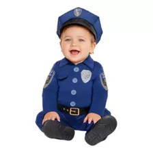 Baby Police Officer Jumpsuit Costume at Spencer's