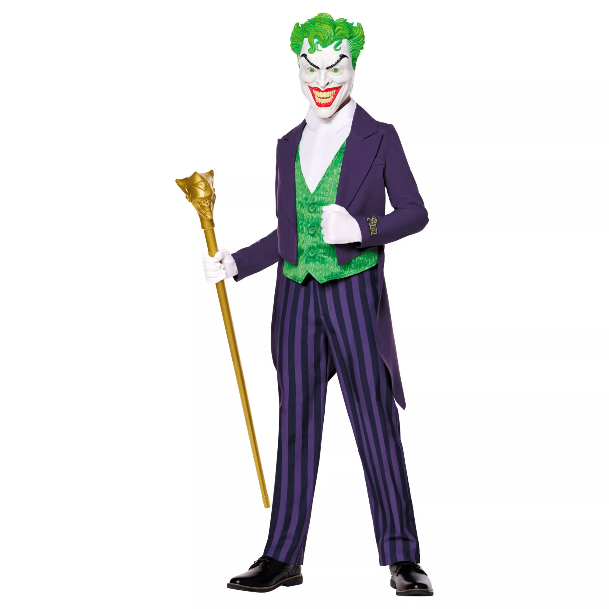 Kids Joker Costume with Mask - DC Super Villains at Spirit Halloween