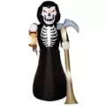 8 Ft Light-Up Reaper Inflatable Decoration at Spirit Halloween