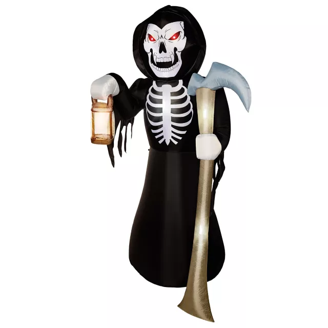 8 Ft Light-Up Reaper Inflatable Decoration at Spirit Halloween