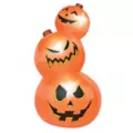 3 Ft 11 In Light-Up Pumpkin Tower Inflatable Decoration at Spirit Halloween