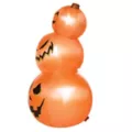 3 Ft 11 In Light-Up Pumpkin Tower Inflatable Decoration at Spirit Halloween