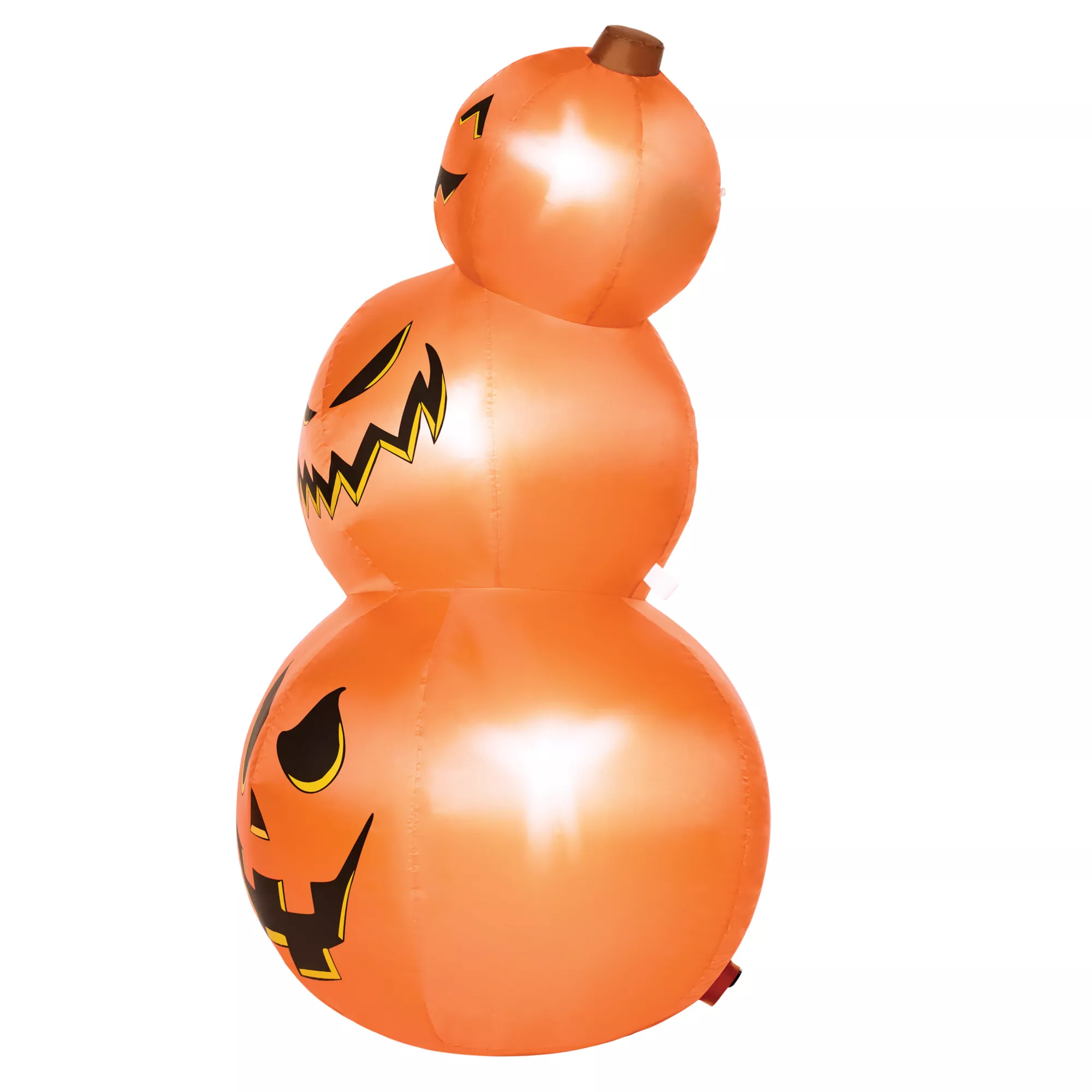 3 Ft 11 In Light-Up Pumpkin Tower Inflatable Decoration at Spirit Halloween